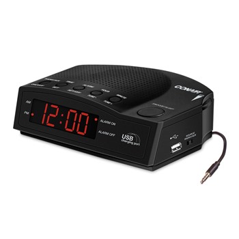 Conair® Clock Radio w/USB Charging Port product