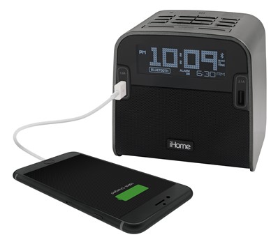 iHome NFC Bluetooth FM Clock Radio with Speakerphone and Dual USB Charging product