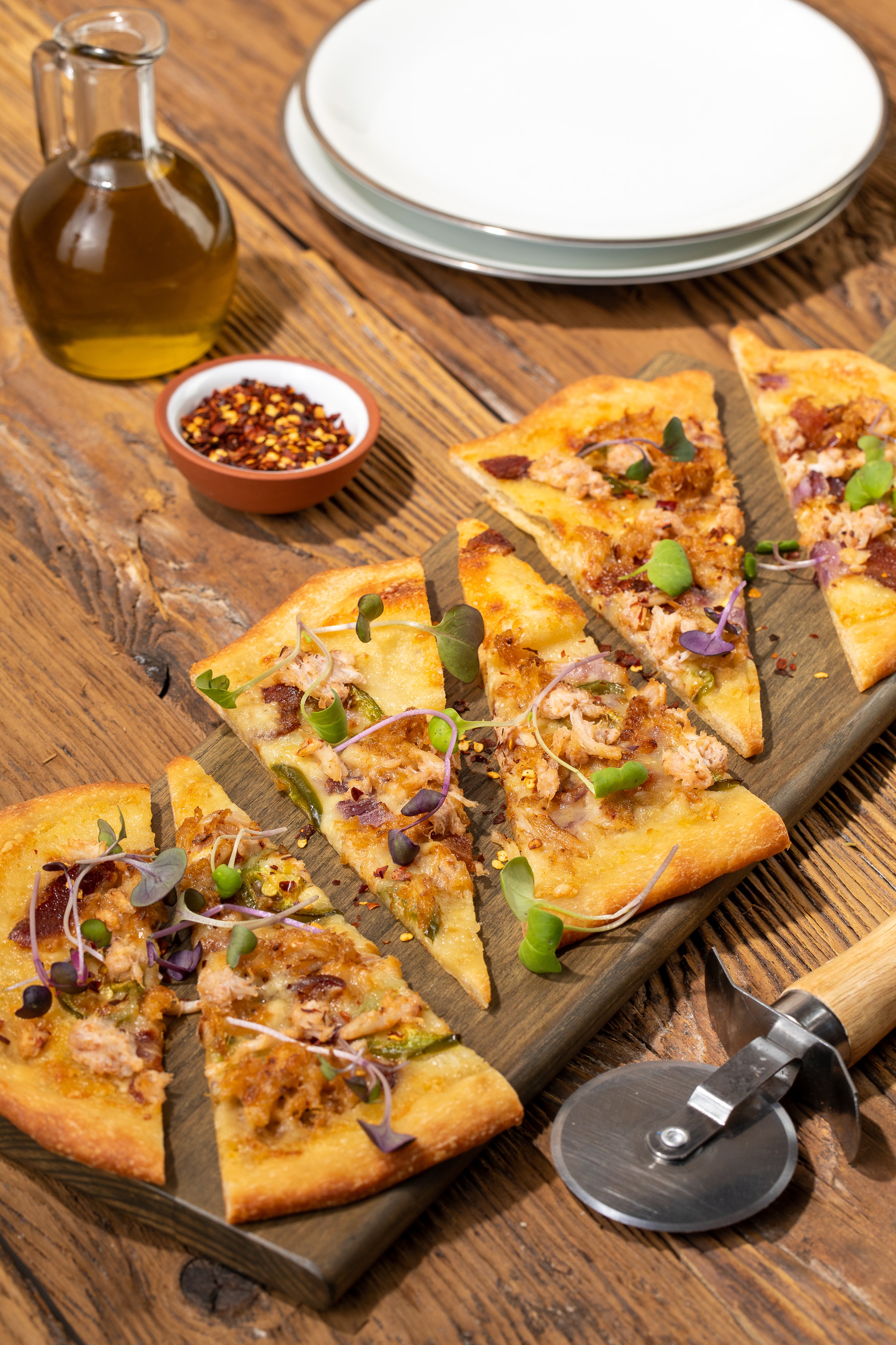 Crab Meat & Bacon Flatbread 16 oz Heron Point Seafood