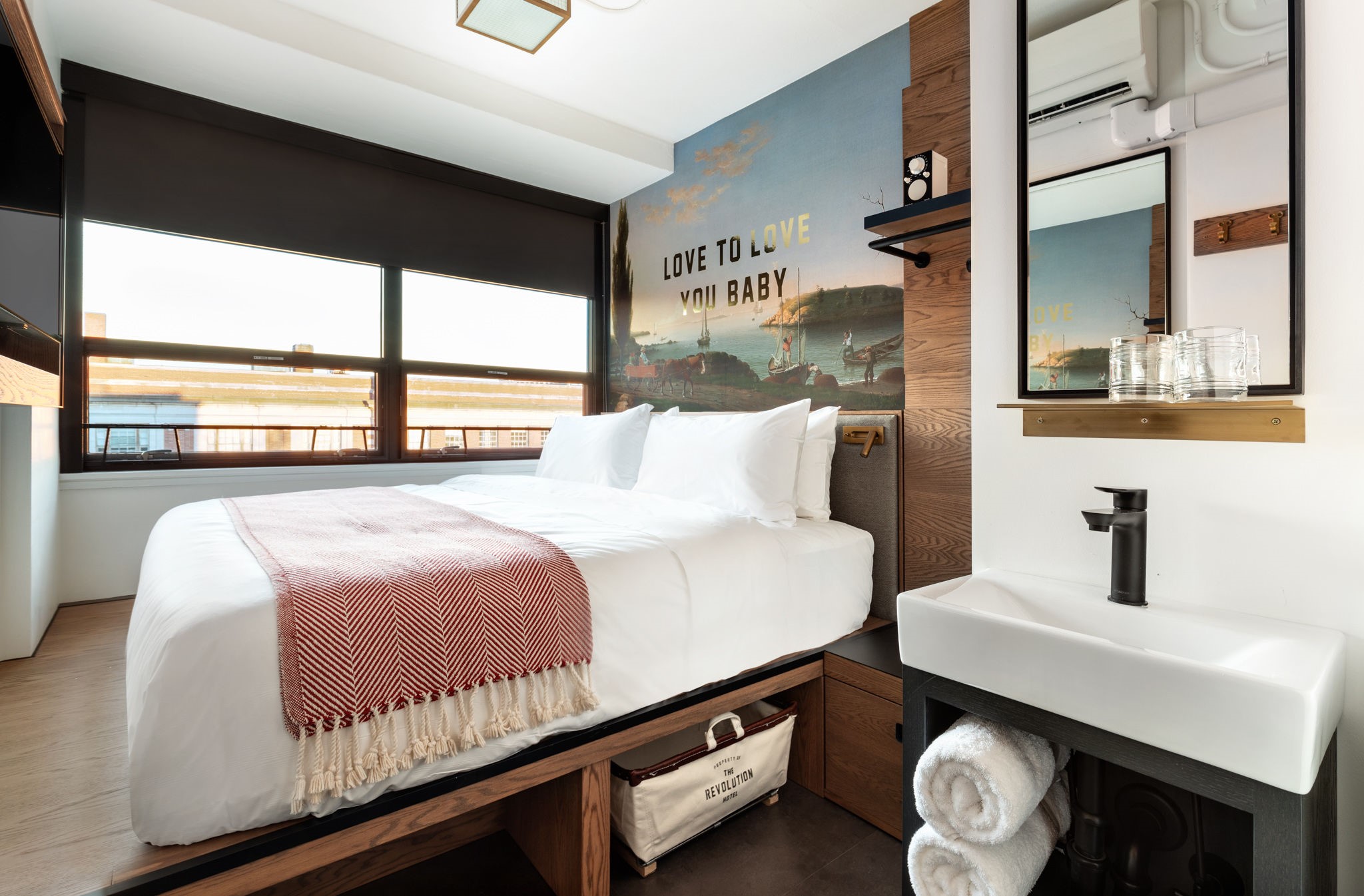 Premium King Bedroom at the Revolution Hotel