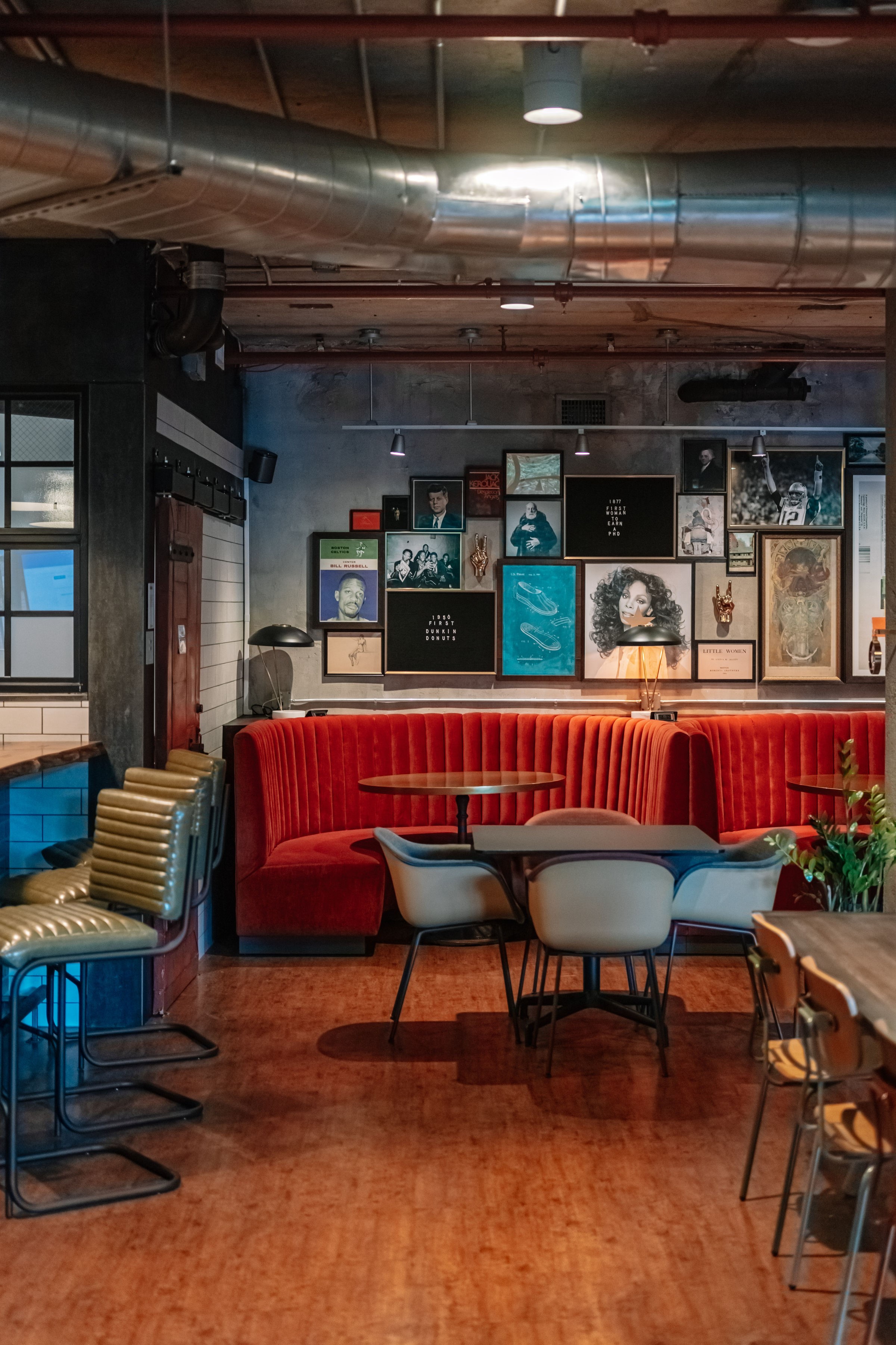 Sitting area at The Revolution Hotel in Boston