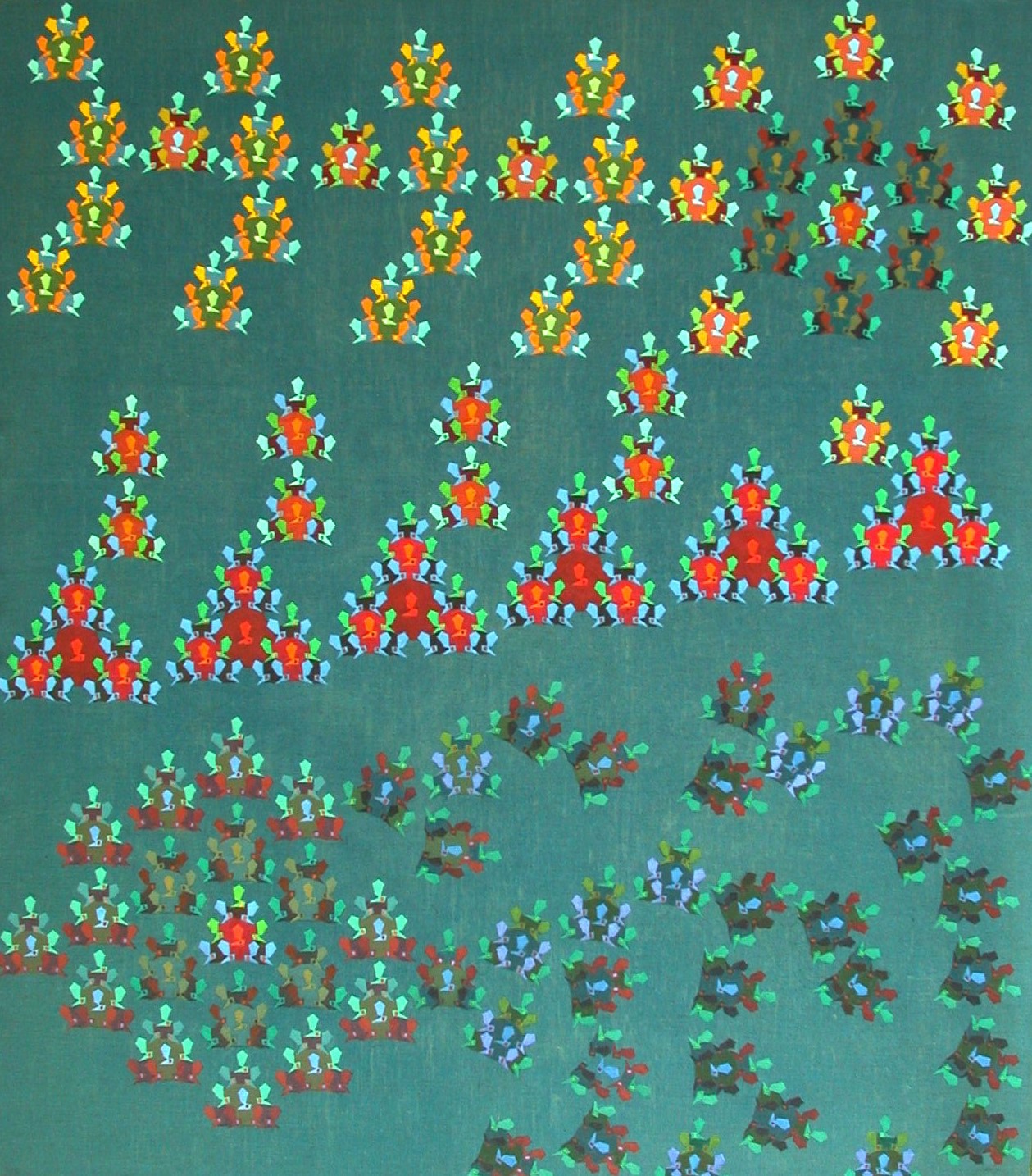 Mark Baum Faith Regained, 1968 Oil on Canvas 70 x 80 inches