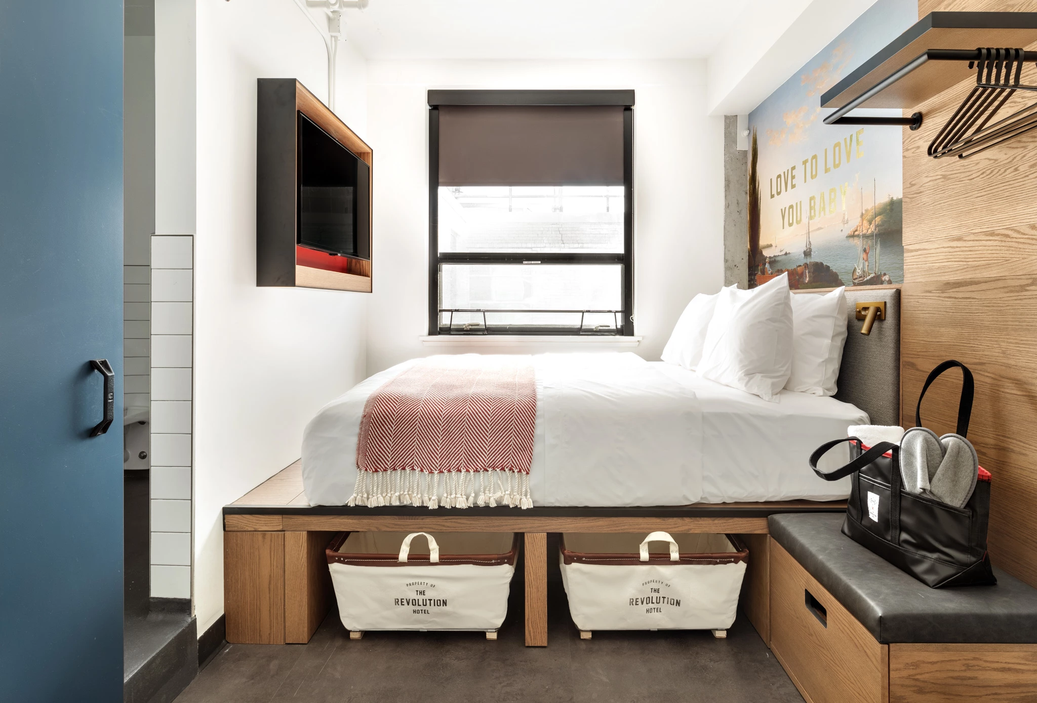 Premium King Bedroom at the Revolution Hotel