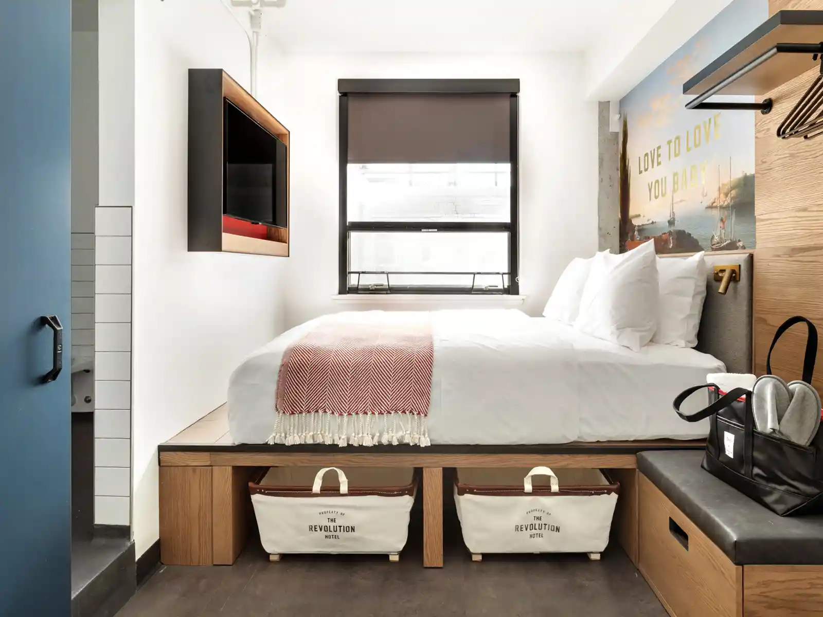 Premium King Bedroom at the Revolution Hotel