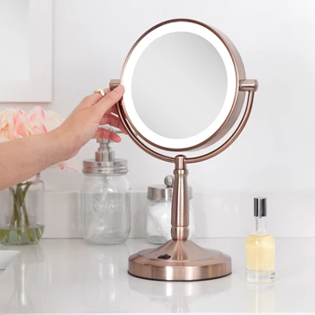 Zadro Surround Light™ Cordless LED Lighted Vanity Mirror - Rose Gold product