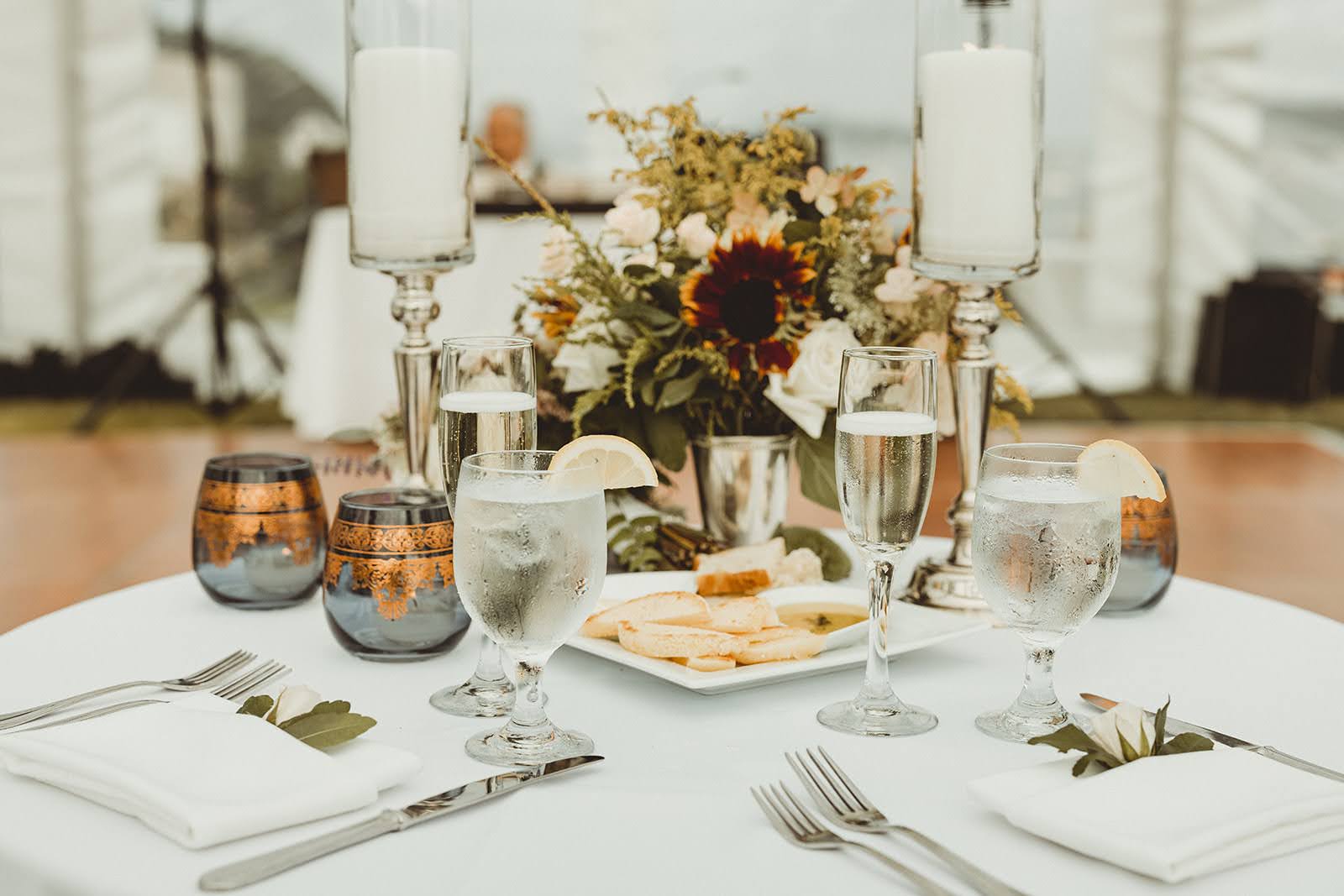 Image of a decorated table