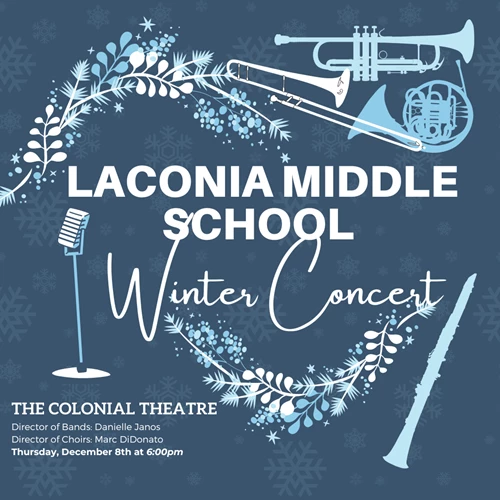 Laconia Middle School Music Department Winter Concert image