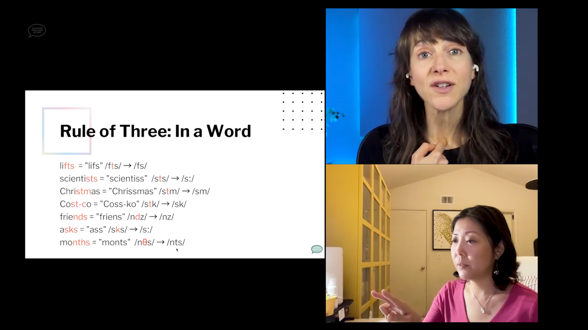 San Diego Voice and Accent