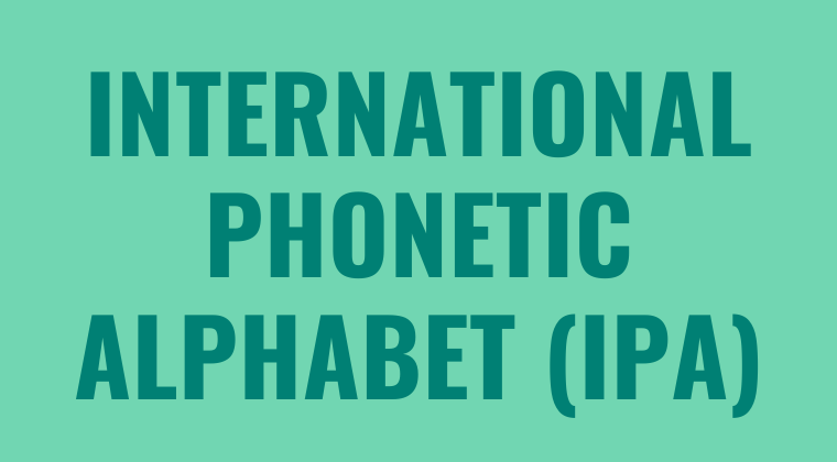 International Phonetic Alphabet Image