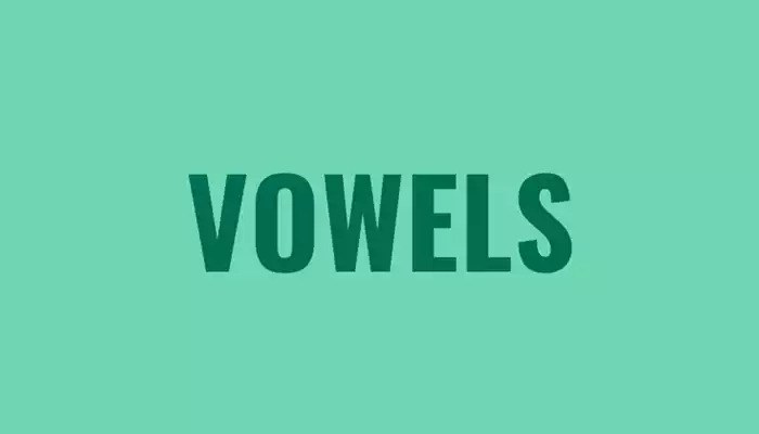 American English Vowels Image