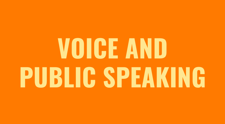Voice and Public Speaking Image