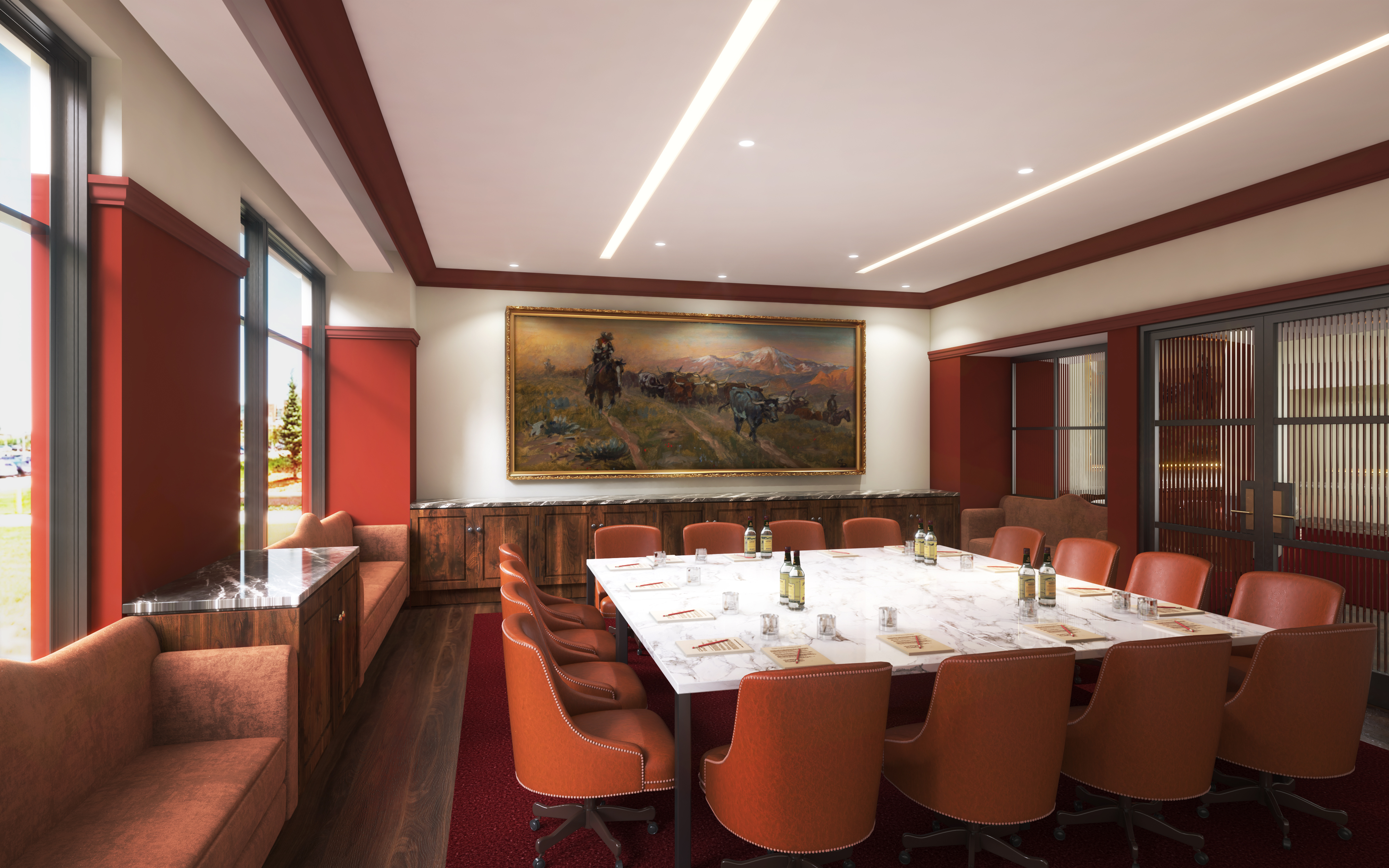 Meeting room at the Faculty Club at the Benson Hotel