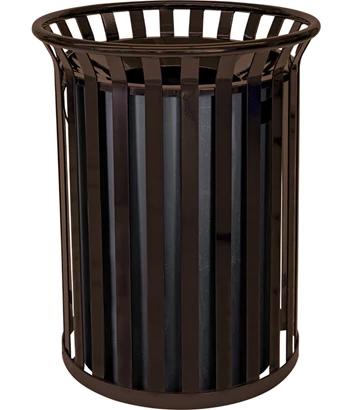 Streetscape™ Collection 37-Gallon Receptacle - Coffee Gloss product