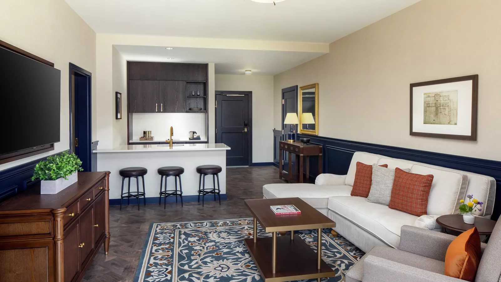 Guest Room at the Benson Hotel and Faculty Club