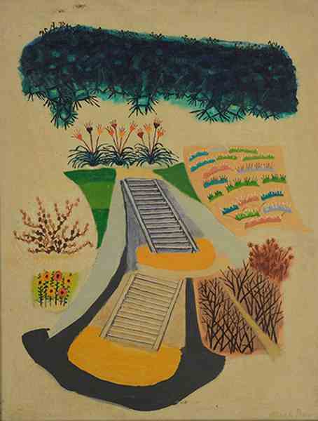 Stairs and Garden - 1949 - Mark Baum