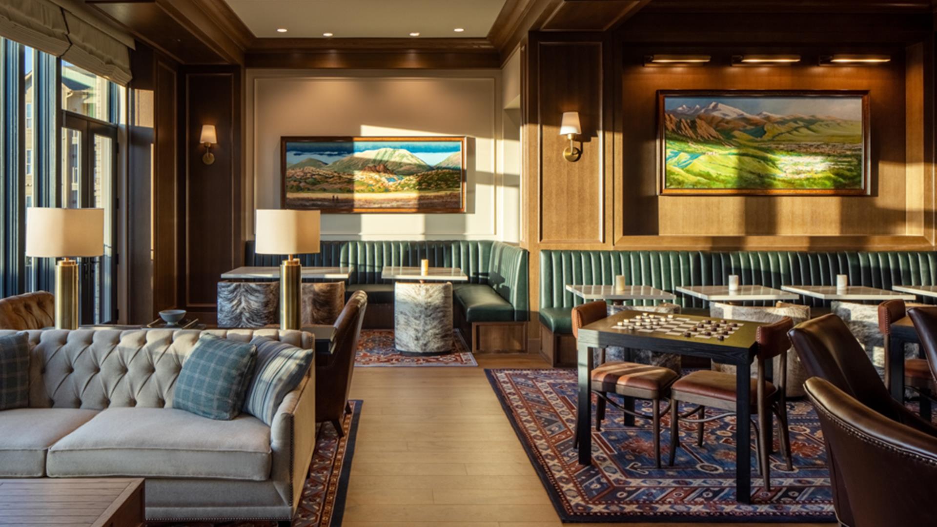 lobby seating area