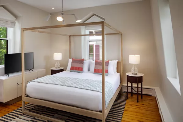 Image of King Room with Detached Bath — The Swain House Room