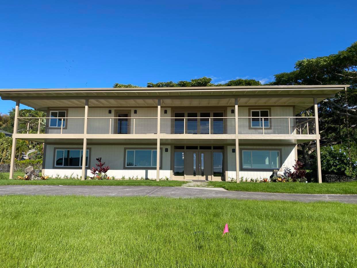 After image of a home