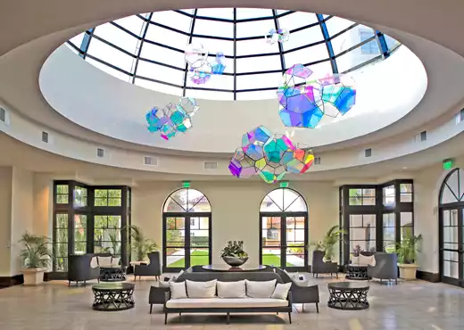 The conservatory at The Alfond Inn