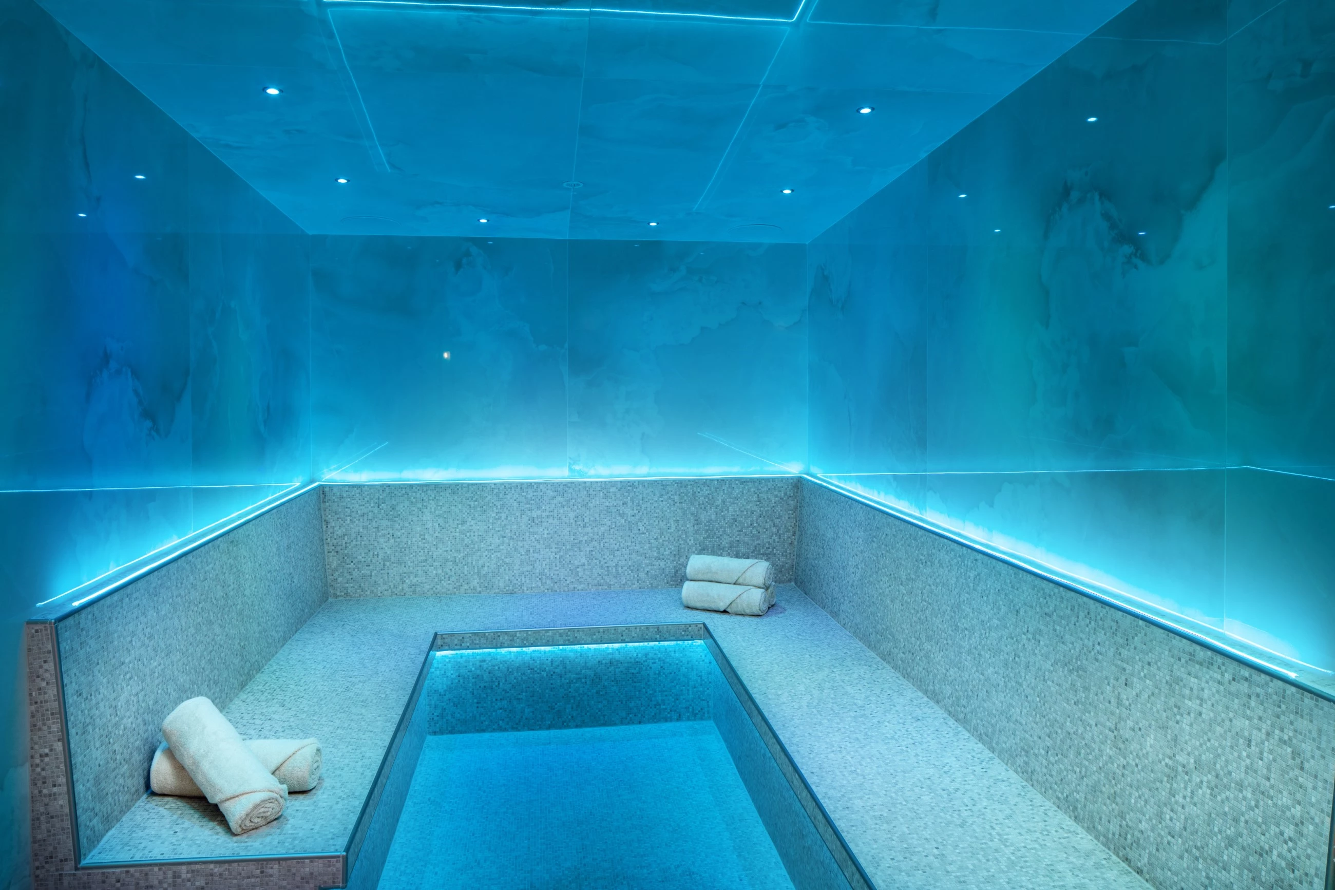 Steam room at The Spa at The Alfond Inn