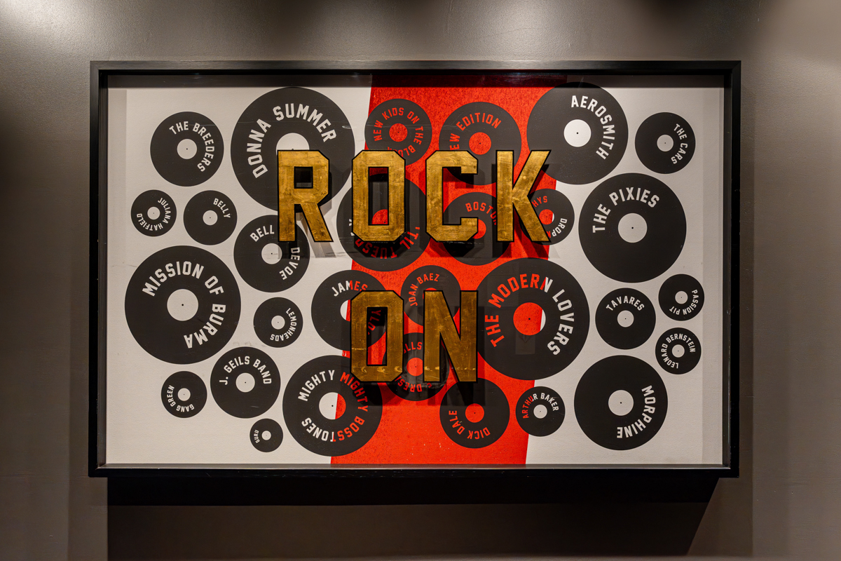 Rock On art at The Revolution Hotel