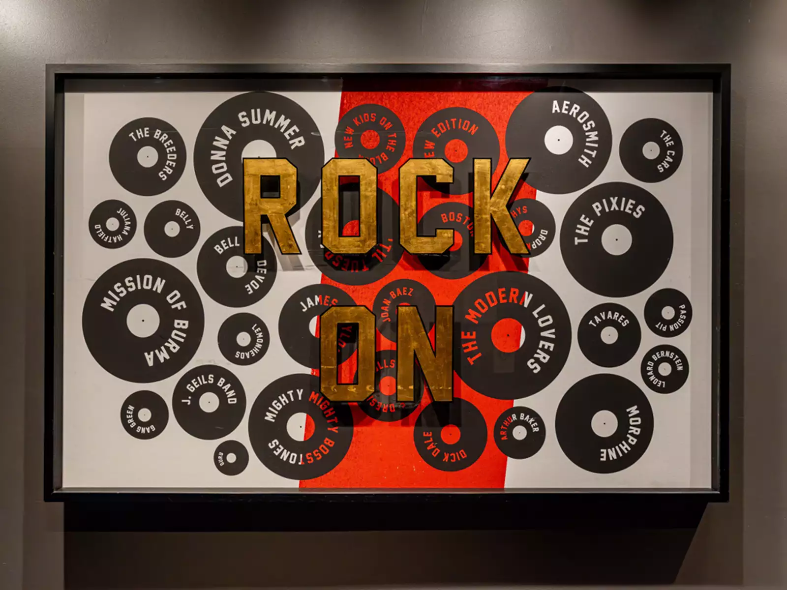 Rock On art at The Revolution Hotel