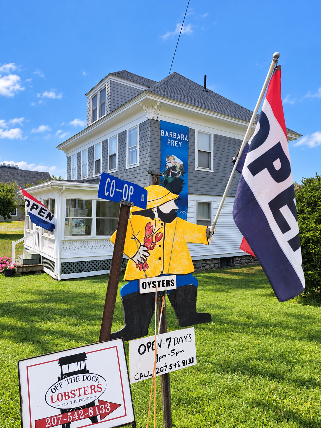 A Memorable Day in Port Clyde, Maine: Barbara Ernst Prey