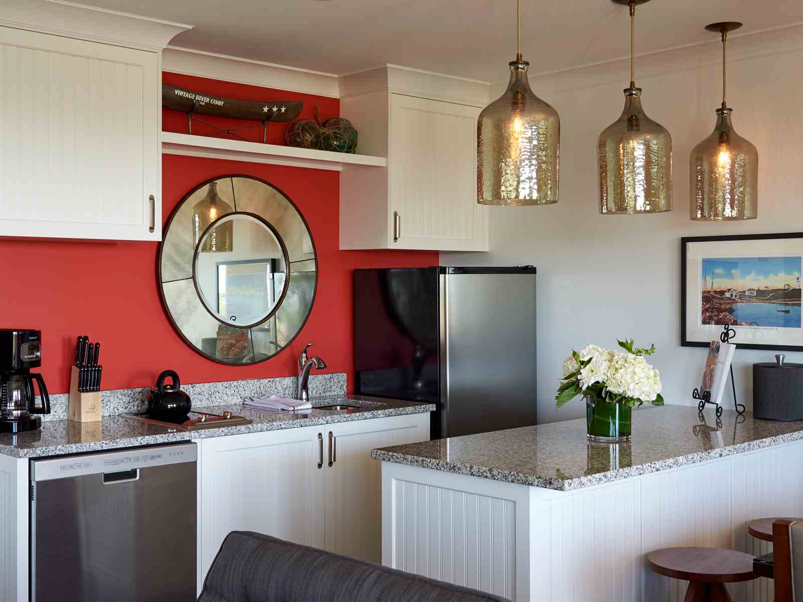 Portland Maine Airbnb Kitchen at Inn by the Sea