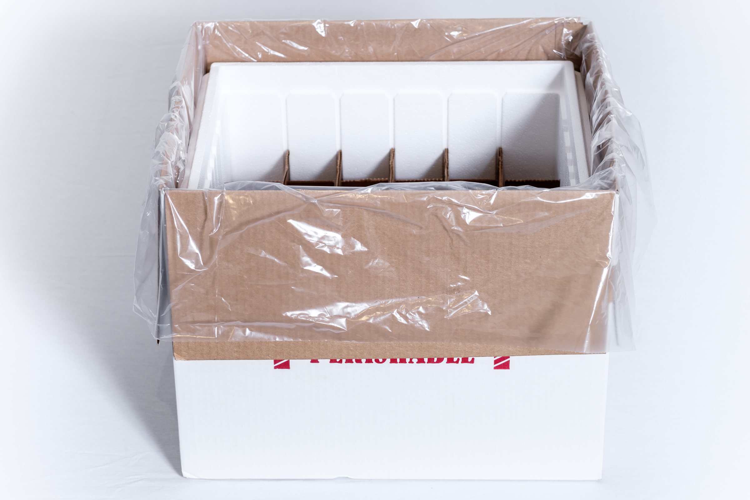 Styrofoam Slotted Lobster Box from Little Bay Lobster Company